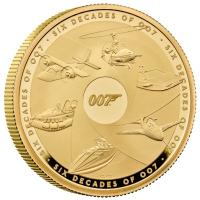 Großbritannien - 200 GBP James Bond: Six Decades of 007 (7.) The Completer Coin 2024 - 2 Oz Gold PP (nur 25 Stück)