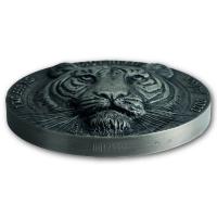 Elfenbeinküste - 10000 Francs Big Five Asia: Tiger 2022 - 1 KG Silber