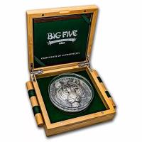 Elfenbeinküste - 10000 Francs Big Five Asia: Tiger 2022 - 1 KG Silber