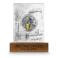 Kroatien - 6 EURO Trsat Dragon 2024 - 2 Oz Silber