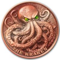USA - Der Kraken - 5 Oz Kupfer
