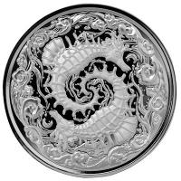 Samoa - 2 Tala Seepferdchen Seahorse 2024 - 1 Oz Silber