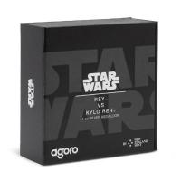 Neuseeland - Star Wars(TM): Rey(TM) VS Kylo Ren(TM) Medaillon - 1 Oz Silber PP Color