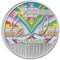 Großbritannien - 2 GBP Music Legends Paul McCartney 2024 - 1 Oz Silber PP Color