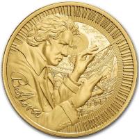 Niue - 250 NZD Icons of Inspiration: Beethoven 2024 - 1 Oz Gold BU (nur 100 Stück!!!)