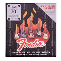 Solomon Islands - 2 Dollar 70. Jubiläum Fender Stratocaster(TM) Mystery Box 2024 - 1 Oz Silber PP Color