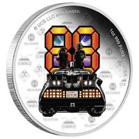 Niue - 2 NZD Back to the Future 40. Jubiläum 2025 - 1 Oz Silber PP Color