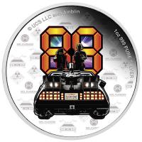 Niue - 2 NZD Back to the Future 40. Jubiläum 2025 - 1 Oz Silber PP Color