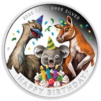 Australien - 0,50 AUD Happy Birthday 2025 - 1/2 Oz Silber Blister