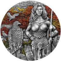 Germania Mint - Valkyries Series: Arnhild 2025 - 2 Oz Silber Ultra High Relief Color