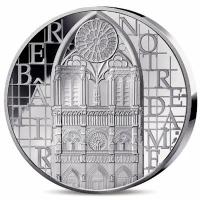 Frankreich 25 Euro Notre-Dame de Paris 2024 2 Oz Silber PP Color Rückseite