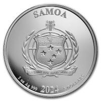Samoa - 5 Dollar DC Comics(TM) Batman(TM) 2024 - 1 Oz Silber Color