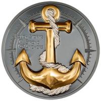 Cook Island - 10 CID Anker 2025 - 2 Oz Silber Black Proof Gilded