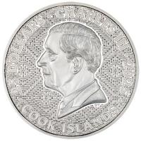 Cook Island 25 CID Samurai 2025 5 Oz Silber PP Ultra High Relief Rückseite