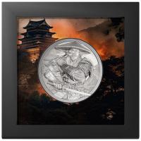Cook Island - 25 CID Samurai 2025 - 5 Oz Silber PP Ultra High Relief