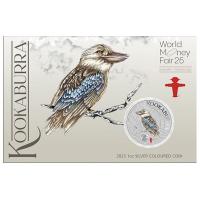Australien - 1 AUD WMF Kookaburra 2025 - 1 Oz Silber Color