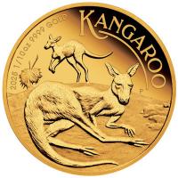 Australien - 15 AUD Känguru 2025 - 1/10 Oz Gold PP
