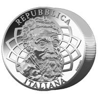 Italien - 25 EUR 550. Jahrestag Michelangelo 2025 - 1 KG Silber BU