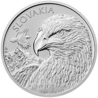 Niue - 2 NZD Slovakia Eagle 2025 - 1 Oz Silber