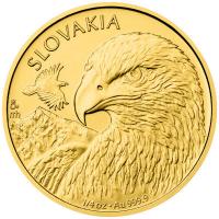 Niue - 10 NZD Slovakia Eagle 2025 - 1/4 Oz Gold