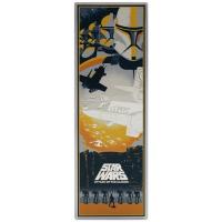 Niue - 5 NZD Star Wars(TM) Angriff der Klonkrieger(TM) (5.) Poster - 3 Oz Silber PP Color