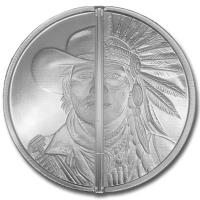 USA - Western Warrior Divisible - 1 Oz Silber teilbar 2*1/2 Oz Silber