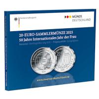 Deutschland - 20 EURO 50 Jahre Internationales Jahr der Frau 2025 - Silber Spiegelglanz