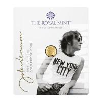Großbritannien - 0,50 GBP Music Legends John Lennon 2025 - 1/40 Oz Gold PP 