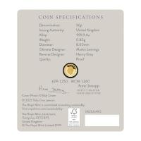 Großbritannien - 0,50 GBP Music Legends John Lennon 2025 - 1/40 Oz Gold PP 