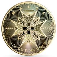 Malta 25 EURO Malteserkreuz 2025 1/4 Oz Gold