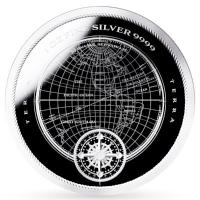 Niue - 2 NZD Terra / Erde 2025 - 1 Oz Silber Proof Like