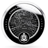 Niue - 2 NZD Terra / Erde 2025 - 1 Oz Silber Proof Like