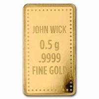 Goldbarren - John Wick - 0,5g Gold im Blister