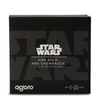 Neuseeland - Star Wars(TM): Han Solo(TM) und Chewbacca(TM) Medaillon - 1 Oz Silber PP Color