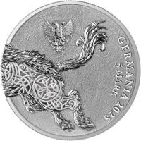 Germania Mint - 2*5 Mark Germania Beasts: Gullinbursti 2025 - 2*1 Oz Silber