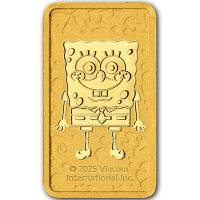 Goldbarren - SpongeBob Schwammkopf(TM) 2025 - 1g Gold