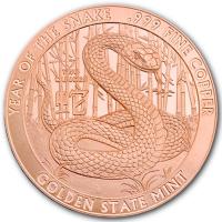USA - GSM Lunar Jahr der Schlange 2025 - 2 Oz Kupfer