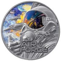 Kamerun - 2000 Francs Wächter der Freiheit: Luftwaffe (Air Force) 2025 - 2 Oz Silber Antik Finish 