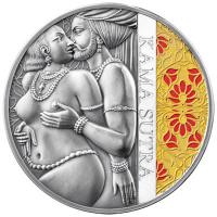 Kamerun - 1000 Francs Kamasutra II: Augenblicke der Liebe (Moments of Love) - 1 Oz Silber Antik Finish Color