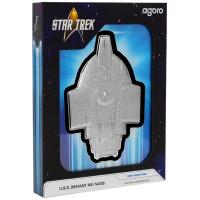 Niue - 5 NZD Star Trek(TM) Ships: U.S.S. Defiant NX-74205(TM) - 3 Oz Silber PP