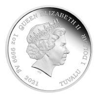 Tuvalu - 1 TVD James Bond For Your Eyes Only 40 Jahre Jubiläum - 1 Oz Silber PP