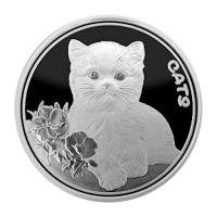 Fiji 0,5 FJD Cats (2.) 2022 1 Oz Silber