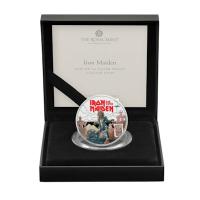 Großbritannien - 2 GBP Music Legends Iron Maiden 2025 - 1 Oz Silber PP Color