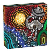 Australien - 2 AUD EMU Utingat 2025 - 2 Oz Silber Antik Color