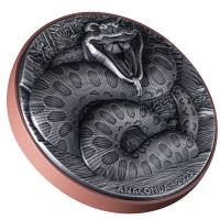 Vanuatu - 10 Vatu Double Giant Anaconda 2025 - 10g Silber Antik Finish