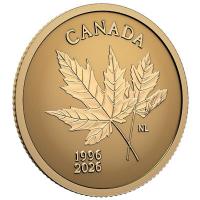 Kanada - 1 CAD 30 Jahre Nationalsymbol Maple Leaf 2026 - 0,5g Gold 