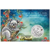 Australien - 1 AUD Koala ANA Coin Show Special Oklahoma Privy Bison 2025 - 1 Oz Silber 