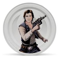 Neuseeland Star Wars(TM): Han Solo(TM) VS Boba Fett(TM) Medaillon 1 Oz Silber PP Color