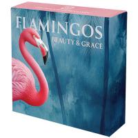 Niue - 1 NZD Flamingo 2025 - 1 Oz Silber PP Color