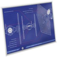 Niue - 2 NZD Star Wars(TM) Blueprints: TIE Fighter/SF(TM) (6.) 2025 - 1 Oz Silber Color